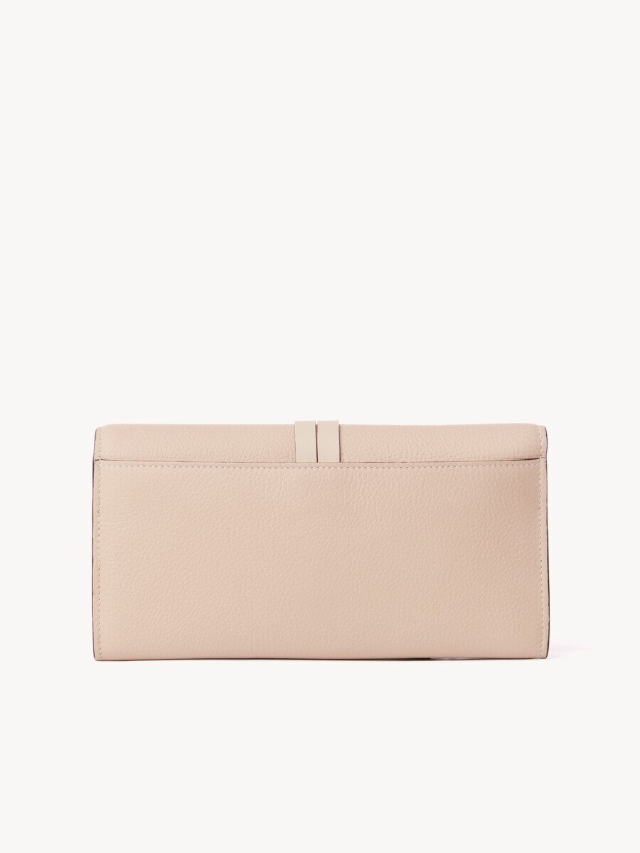 Cartera con solapa Alphabet de cuero granulado - 3
