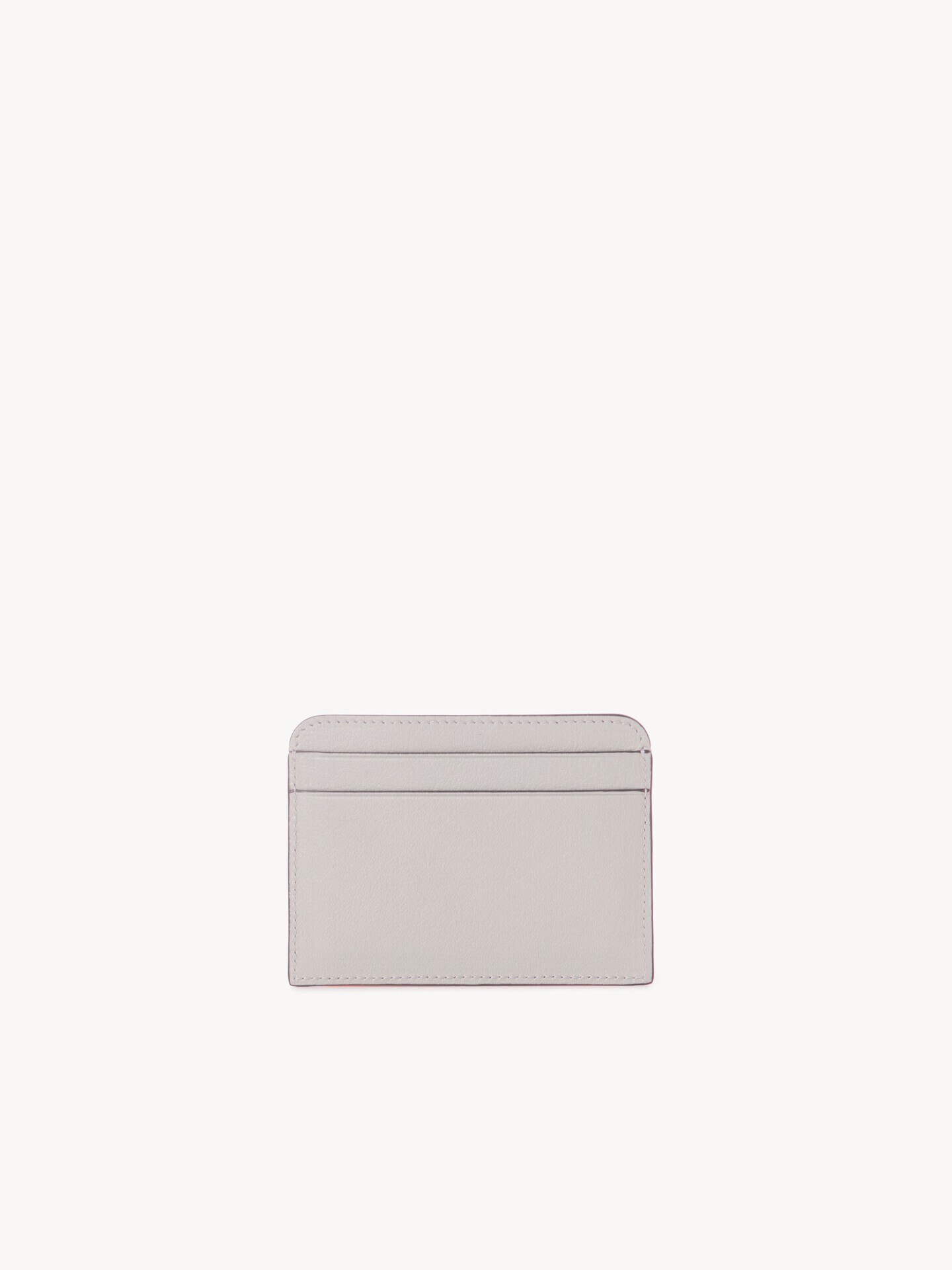 Chlo&eacute; Iconic card holder in grained leather - 3