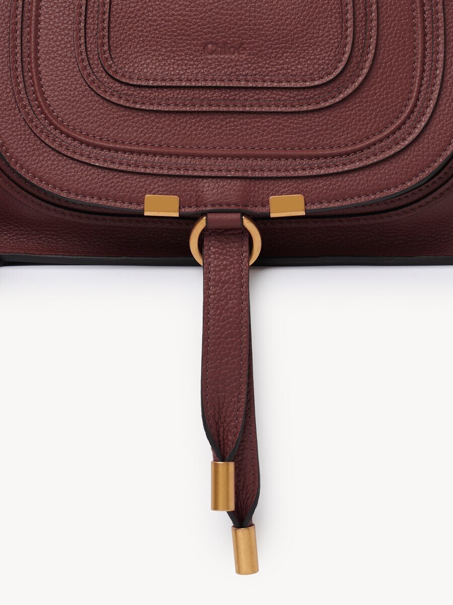 Small Marcie bag in grained leather - 7