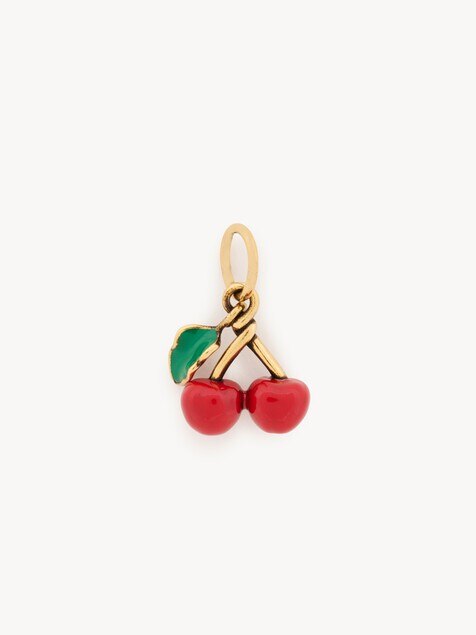 Charm cerises en laiton
