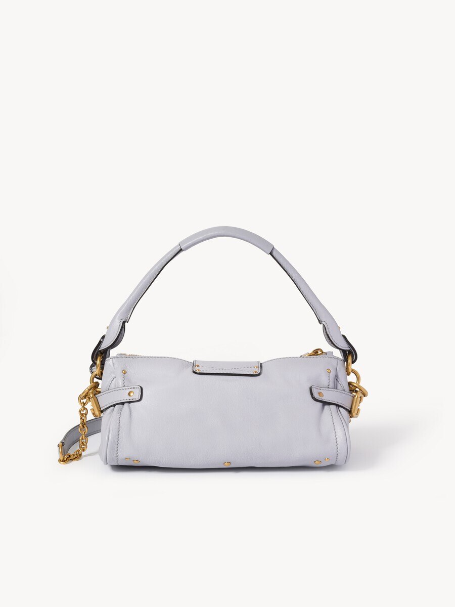 Small Paddington bag with strap in grained leather - 4