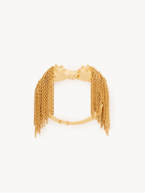 The Chlo&eacute; Chain Horse Toi et Moi bracelet