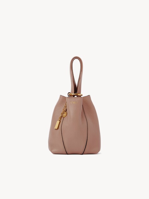 Small Chloé Spin tote bag in grained leather