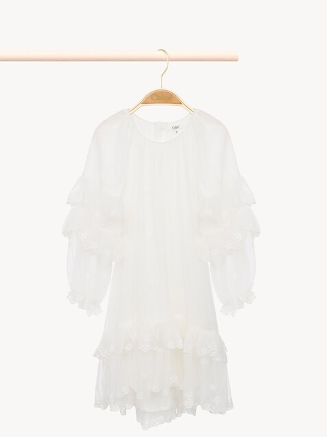 Abito lungo da cerimonia per bambina