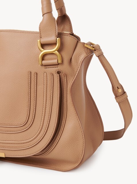 Small Marcie bag in grained leather