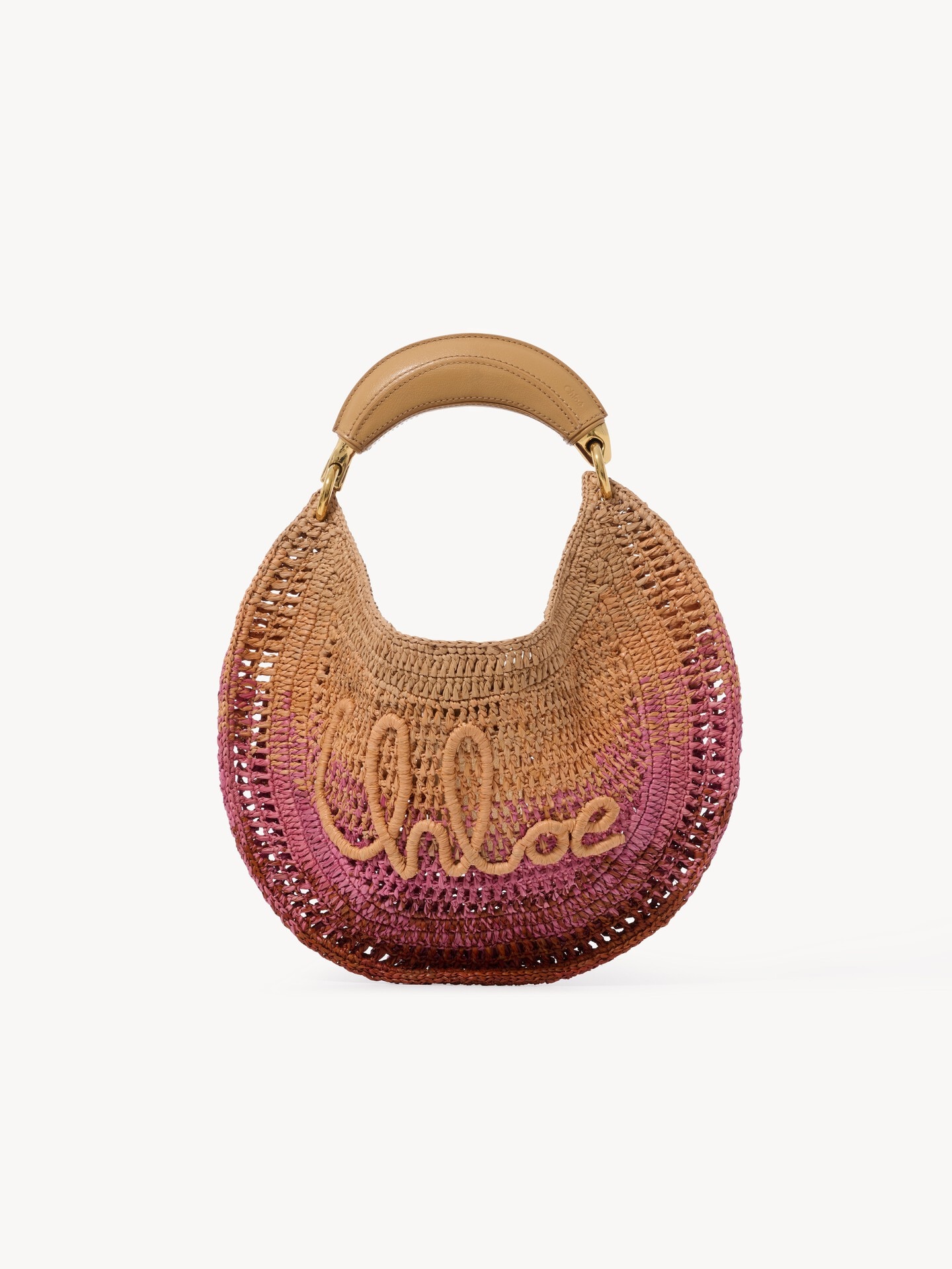 Summer Banana hobo bag in raffia - 1
