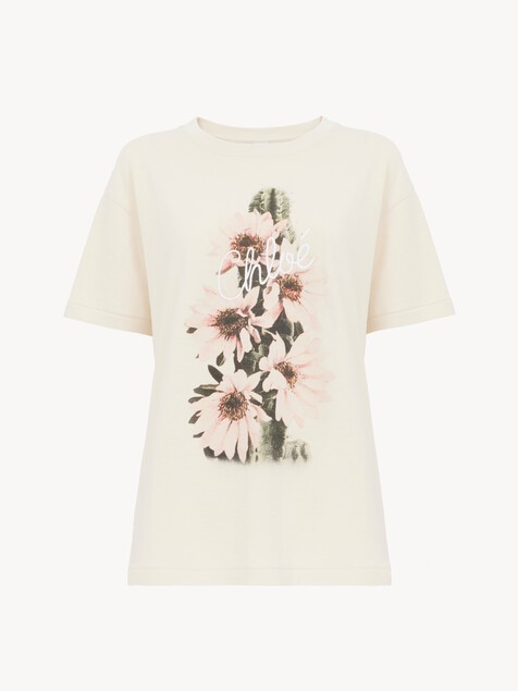 Generous logo T-shirt in cotton jersey