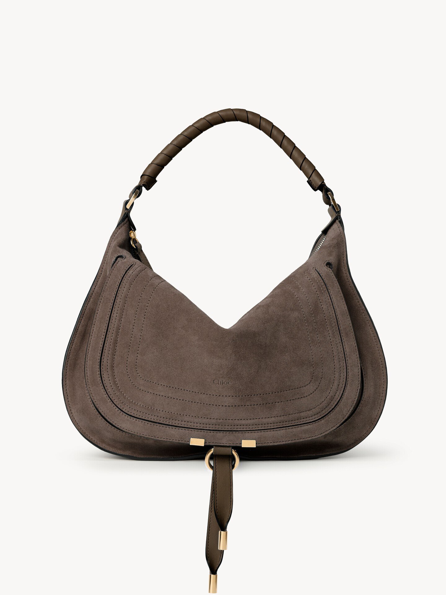 Marcie shoulder bag in suede leather - 2