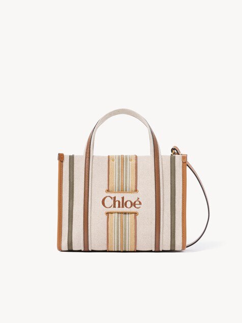 Small Woody Loop tote bag in canvas