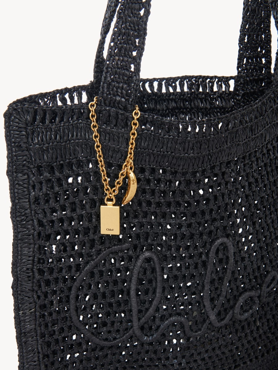 Summer Banana tote bag in raffia - 9