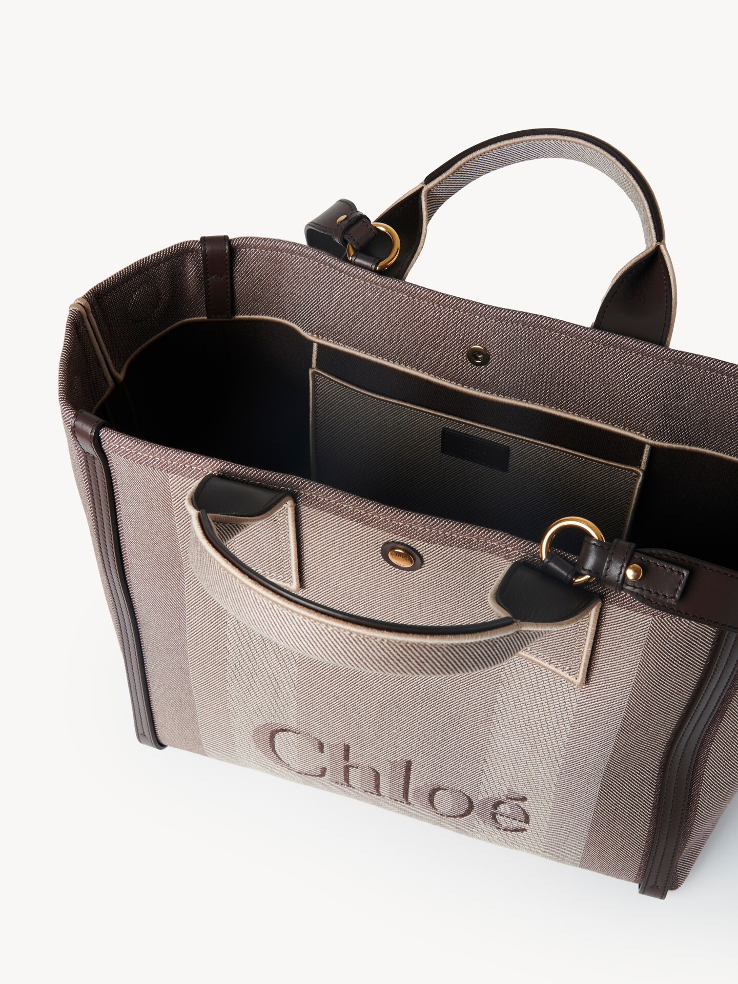 Chlo&eacute; Carry tote bag in canvas - 5