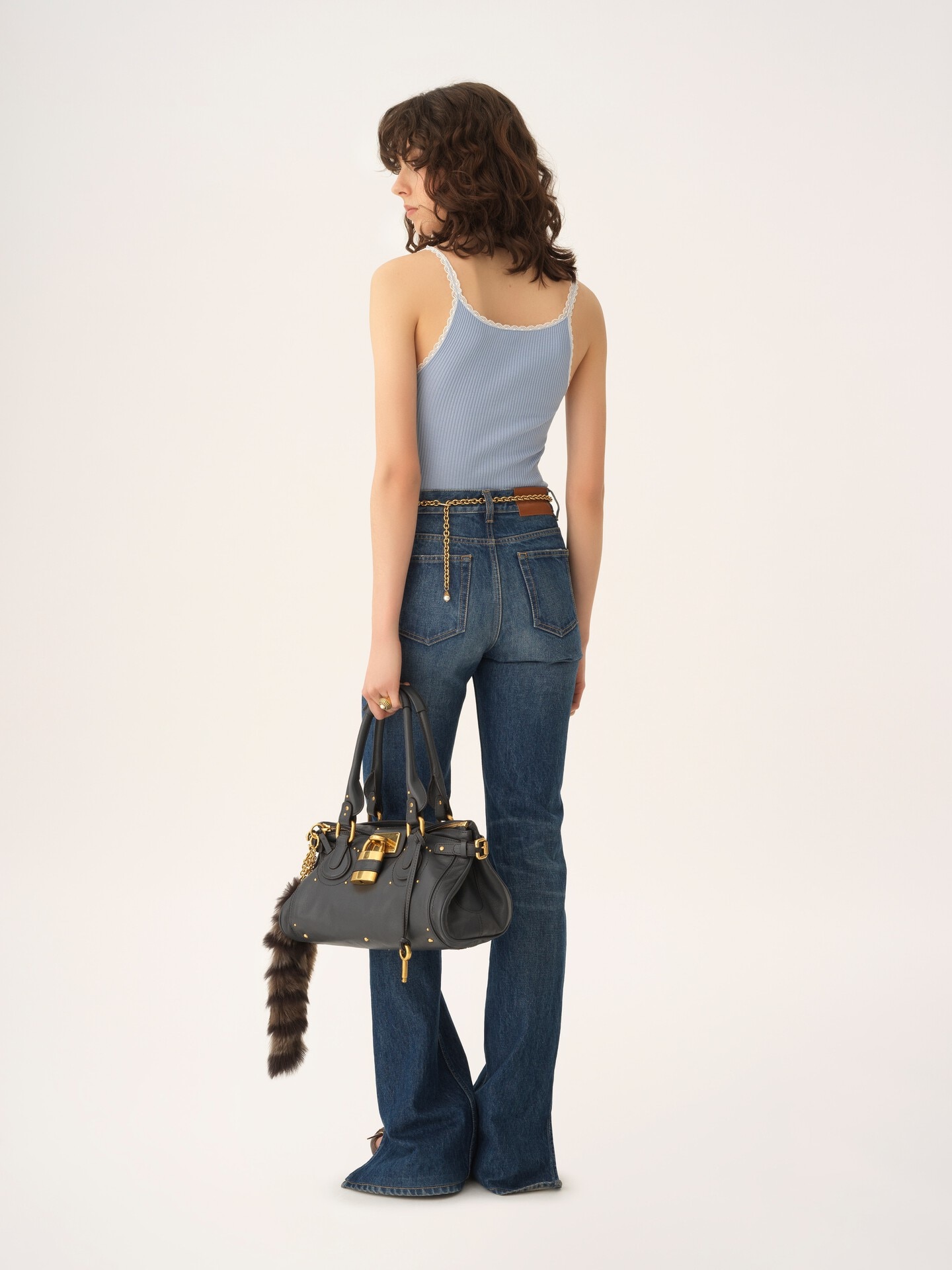 Fitted tank top in cotton - 5