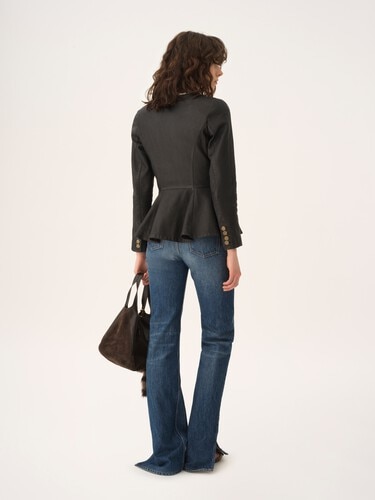 Reitjacke aus Leder mit Sch&ouml;&szlig;chen - 5