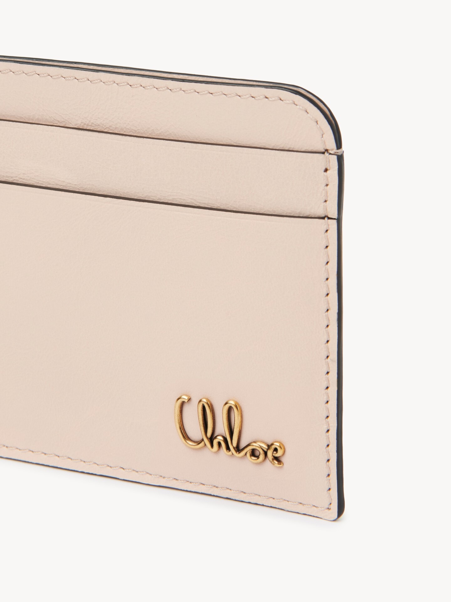 Chloé Iconic card holder in shiny leather - 5