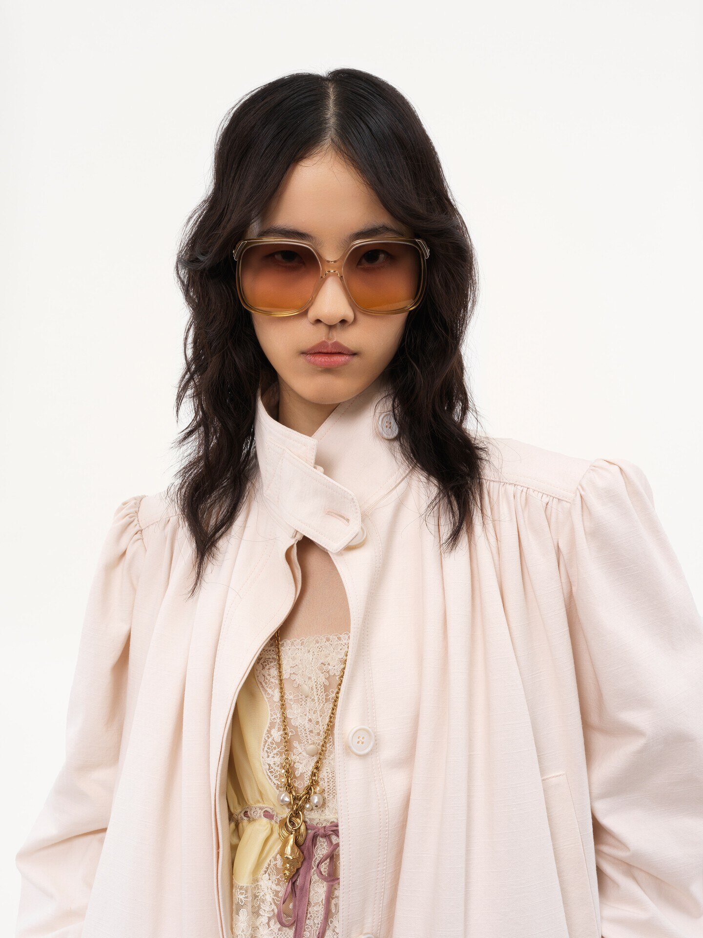 Hochgeschlossene Utility-Jacke aus Baumwoll-Canvas - 6