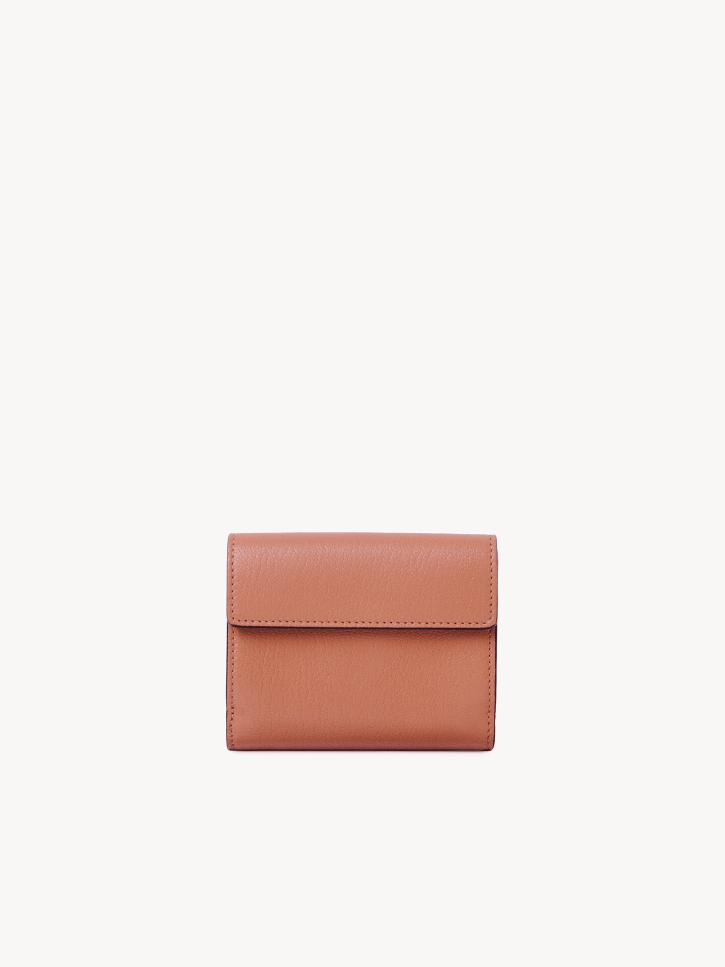 Petit portefeuille &agrave; trois volets Envelope en cuir grain&eacute; - 4