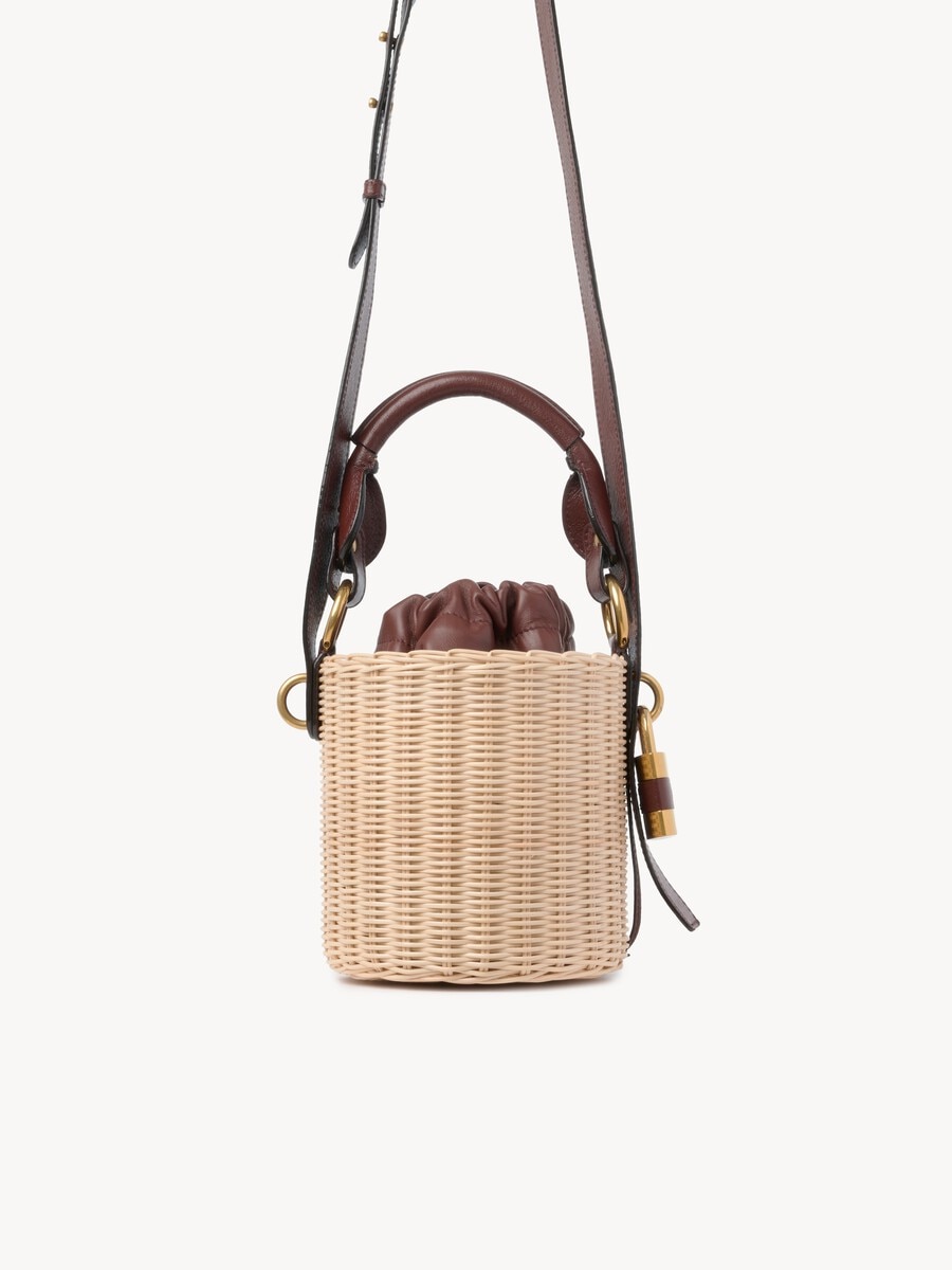 Small Paddington bucket bag in wicker - 5