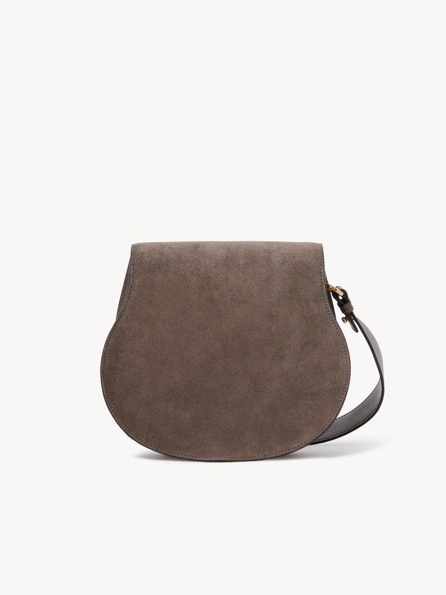 Marcie saddle bag in suede leather - 5