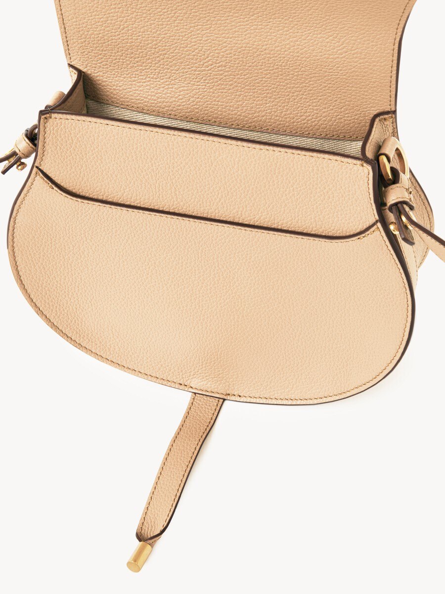Marcie saddle bag in grained leather - 5