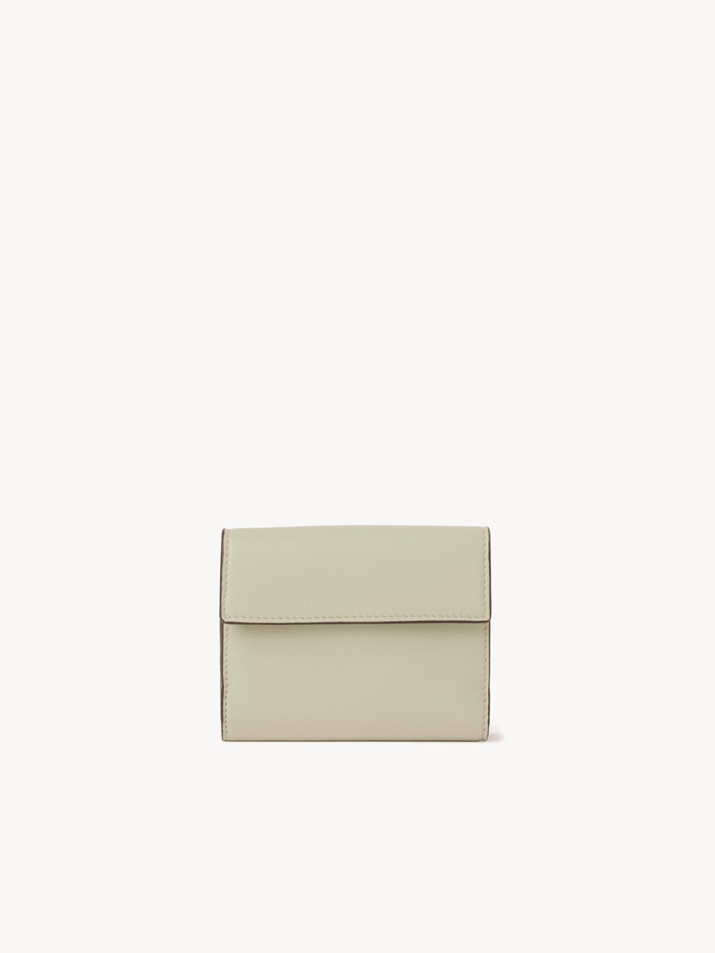 Petit portefeuille &agrave; trois volets Envelope en cuir grain&eacute; - 5