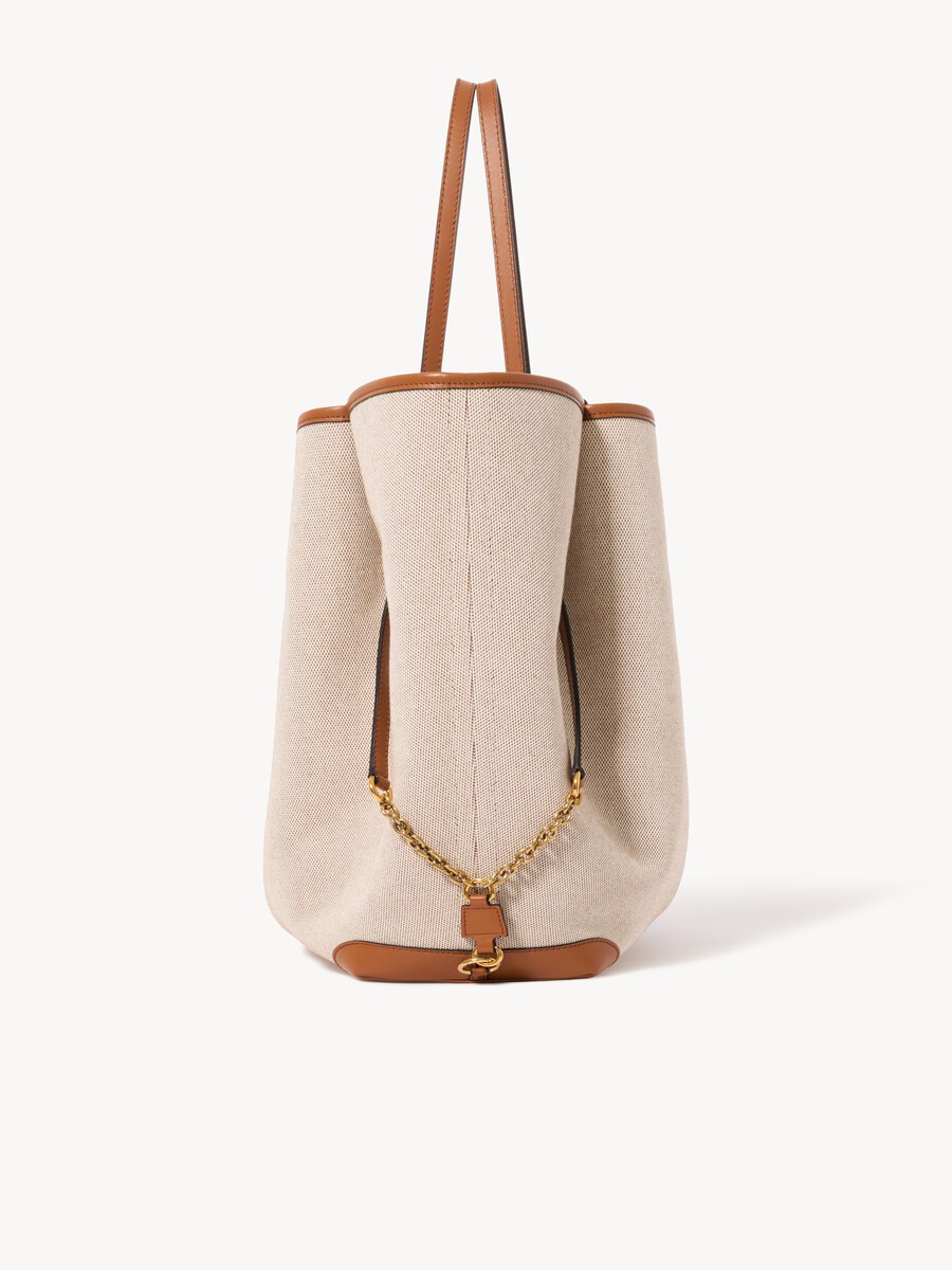 Large Chlo&eacute; Clover double carry bag in canvas - 7
