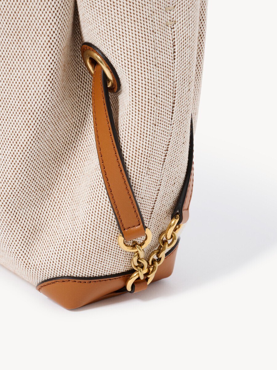 Bolso de doble asa Chlo&eacute; Clover peque&ntilde;o de lona - 7