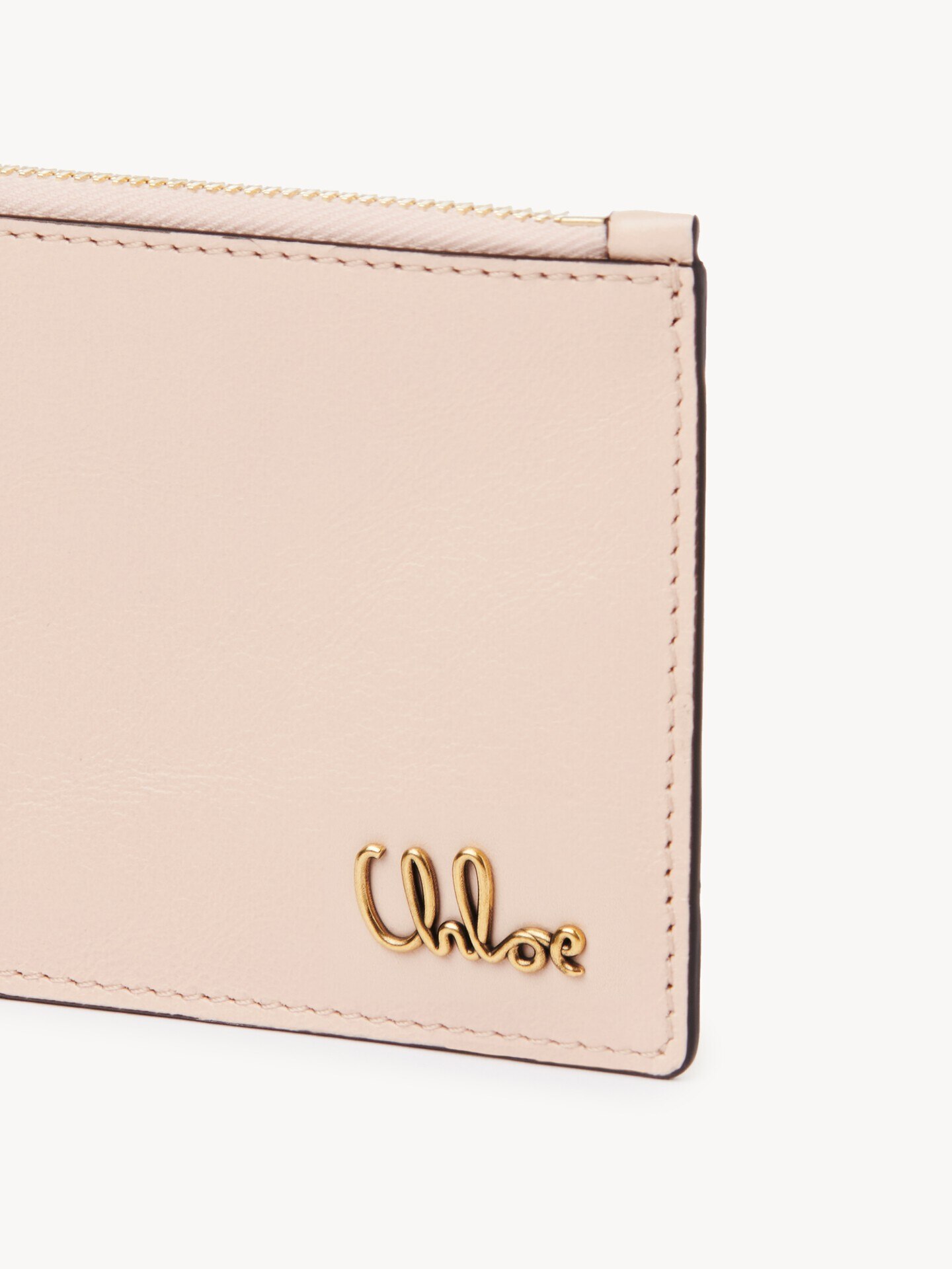 Small Chlo&eacute; Iconic purse with card slots in shiny leather - 6