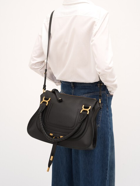 Marcie bag in grained leather