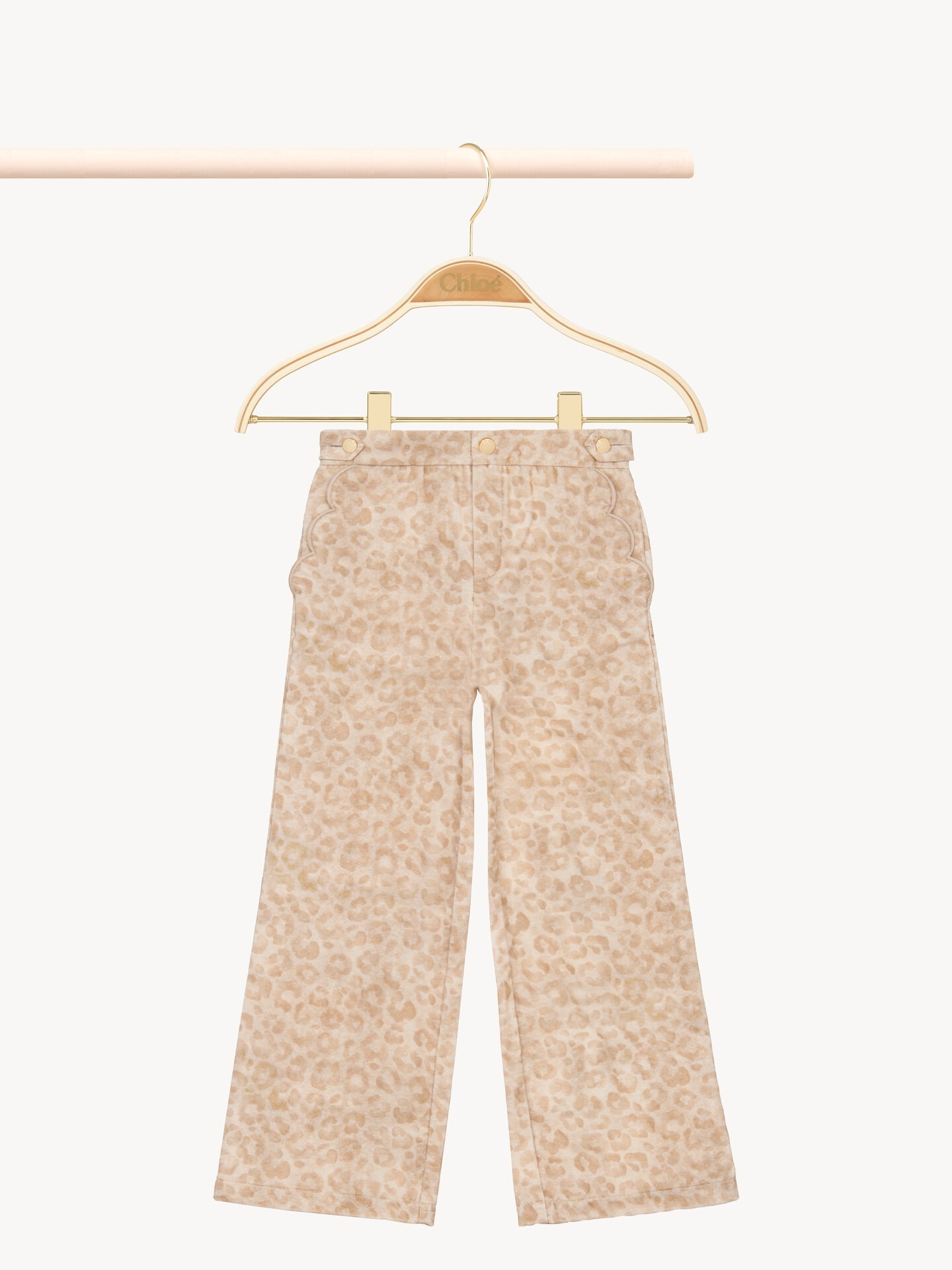 Kids' leopard-print trousers - 2