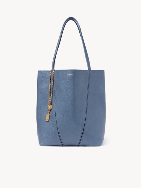 Chlo&eacute; Spin tote bag in grained leather