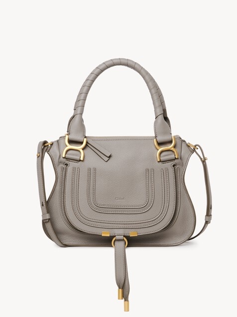 Small Marcie bag in grained leather