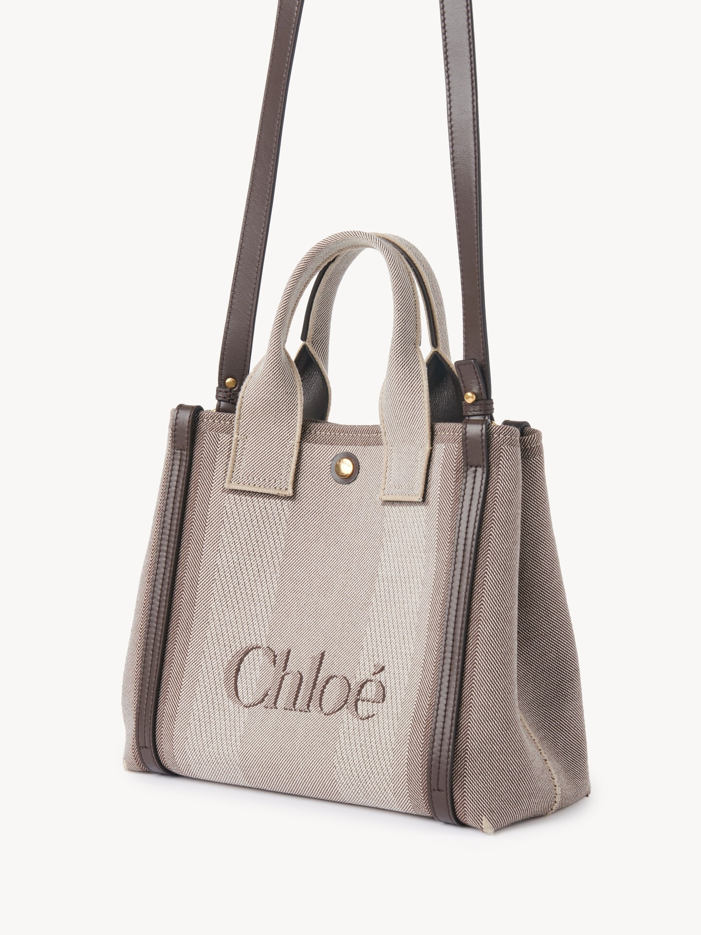 Small Chlo&eacute; Carry tote bag in canvas - 5