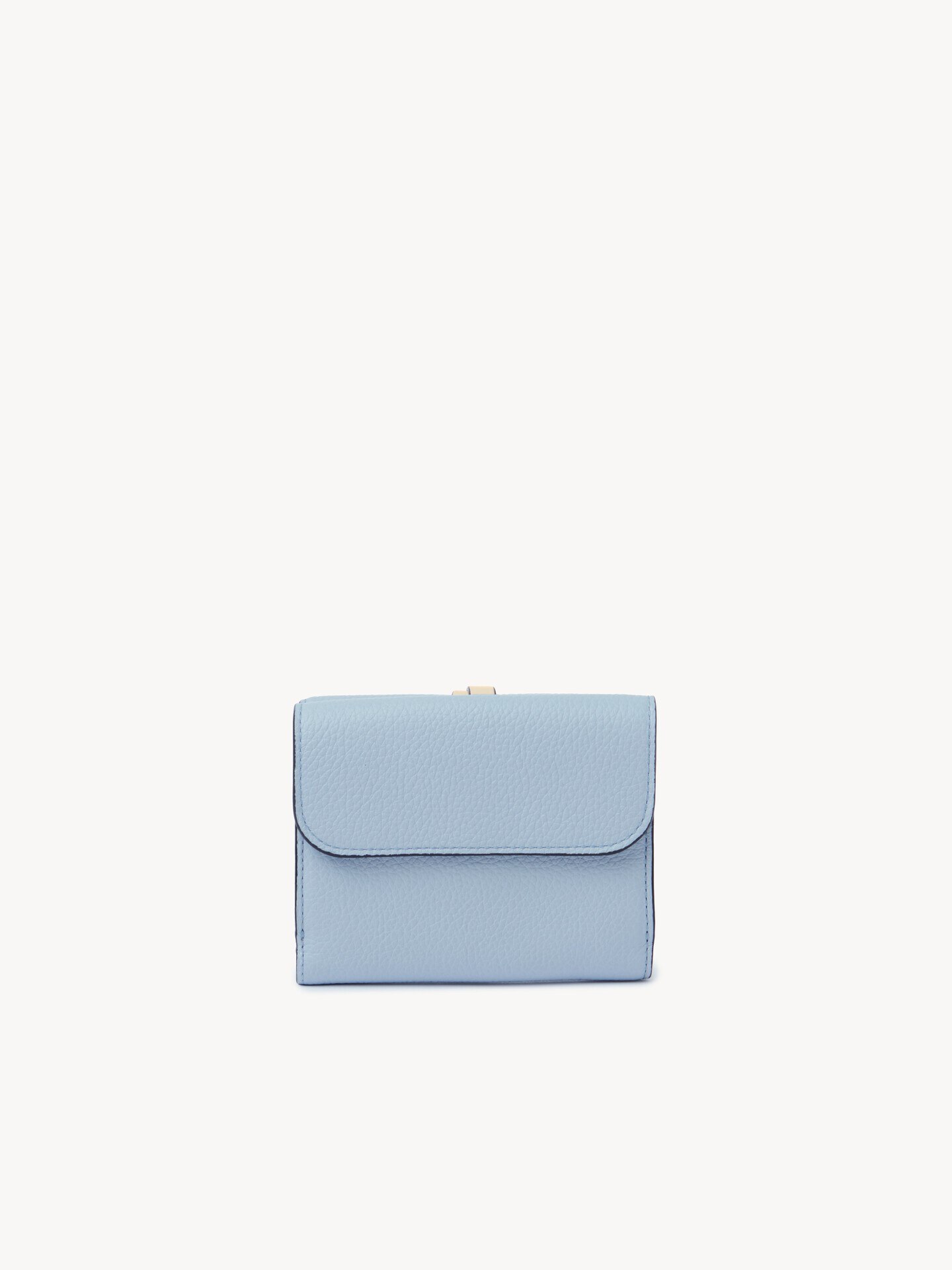 Small Alphabet tri-fold in grained leather - 4.0