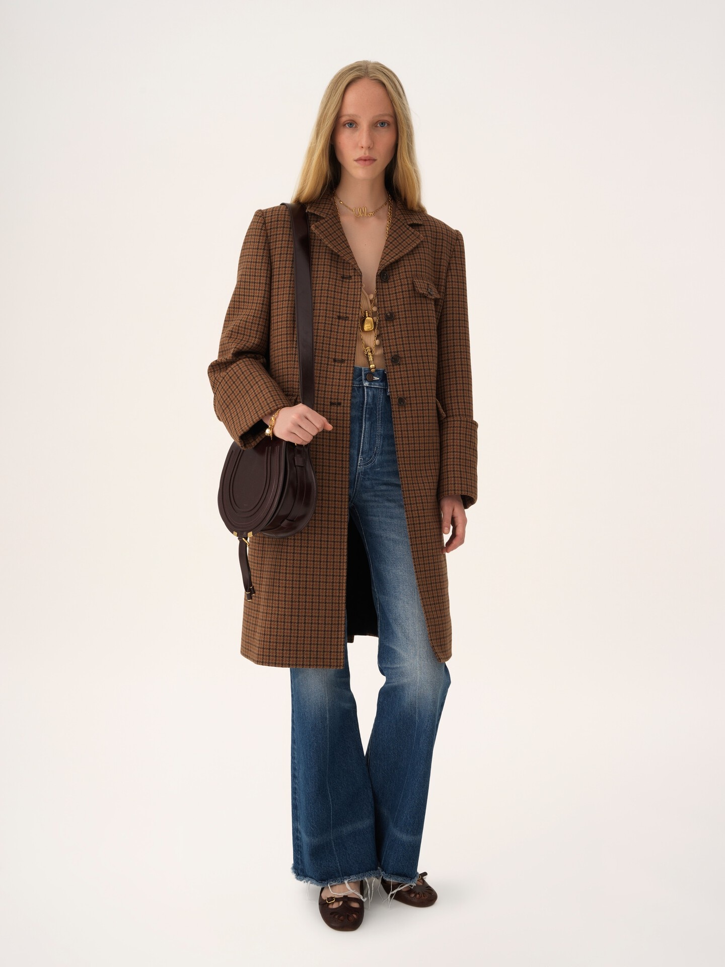 Marcie saddle bag in shiny leather - 8