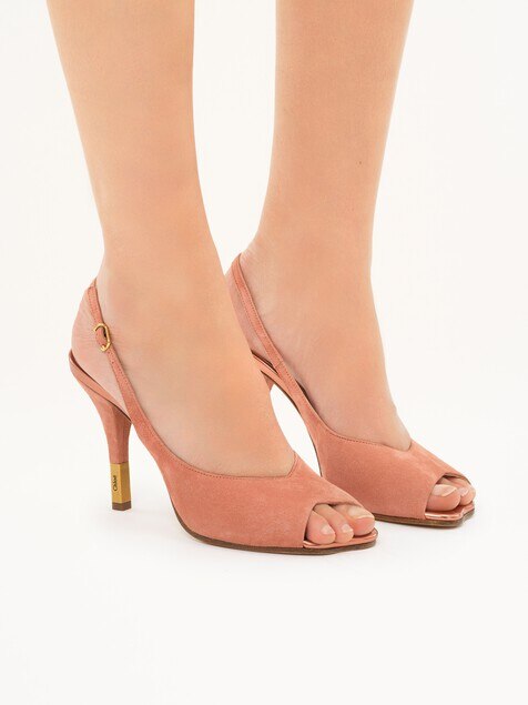 Heeled Flower Sandal