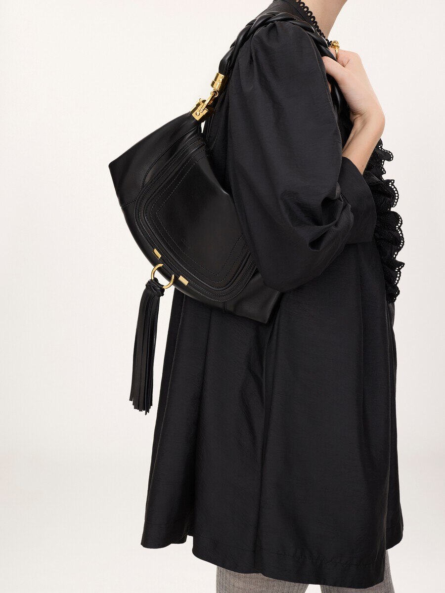 Borsa hobo Marcie Foulard piccola in morbida pelle - 3