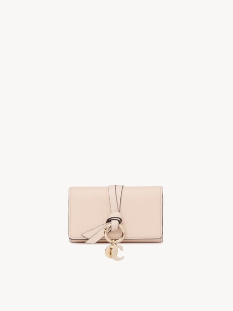 Funda para llaves Alphabet de cuero granulado