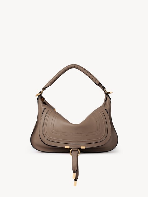 Small Marcie shoulder bag in soft leather