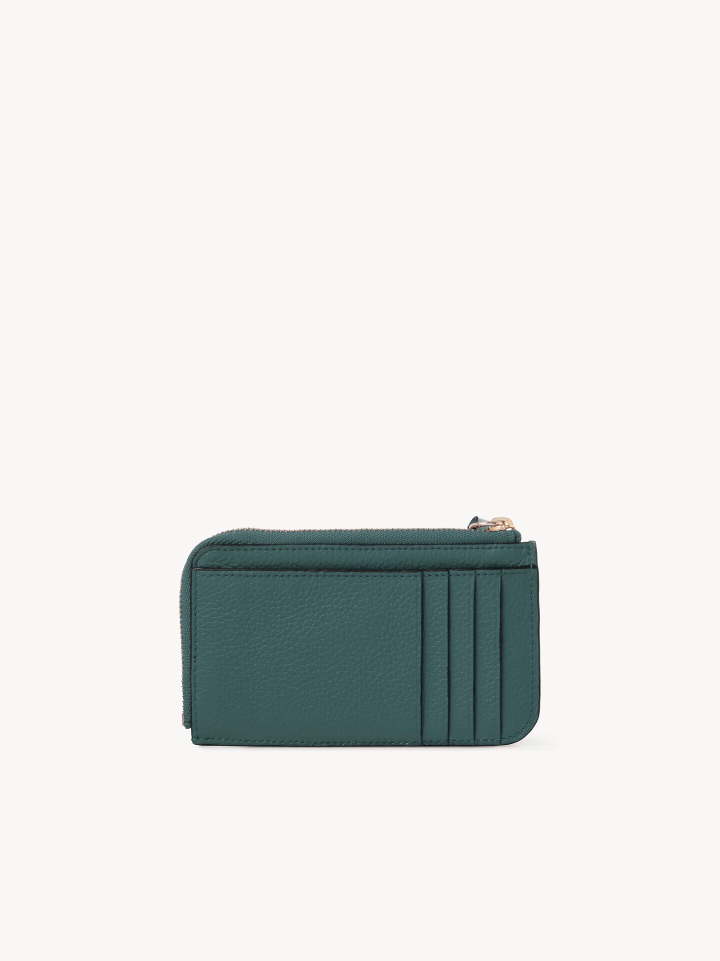 Alphabet wallet in grained leather - 3