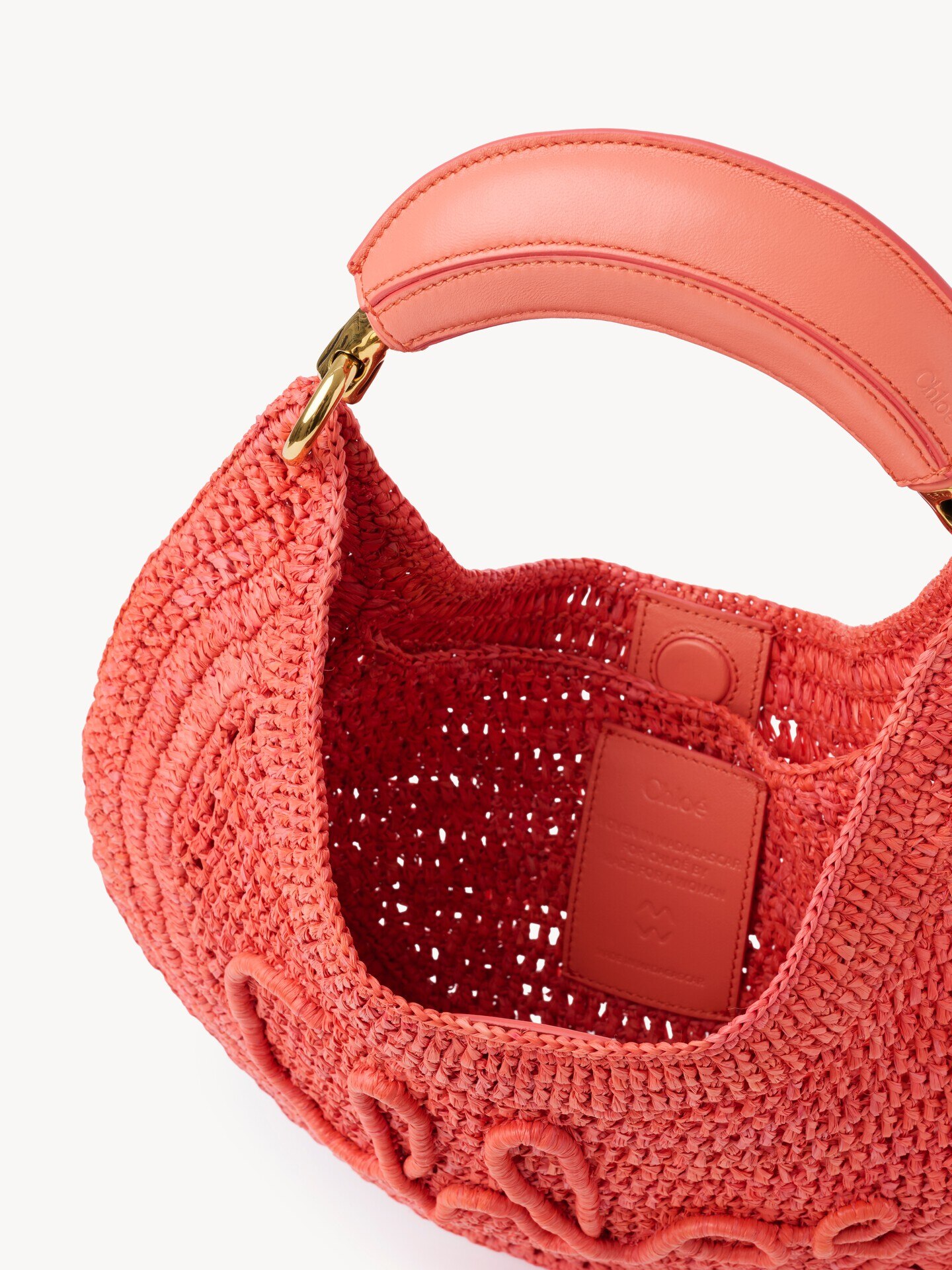 Summer Banana hobo bag in raffia - 6