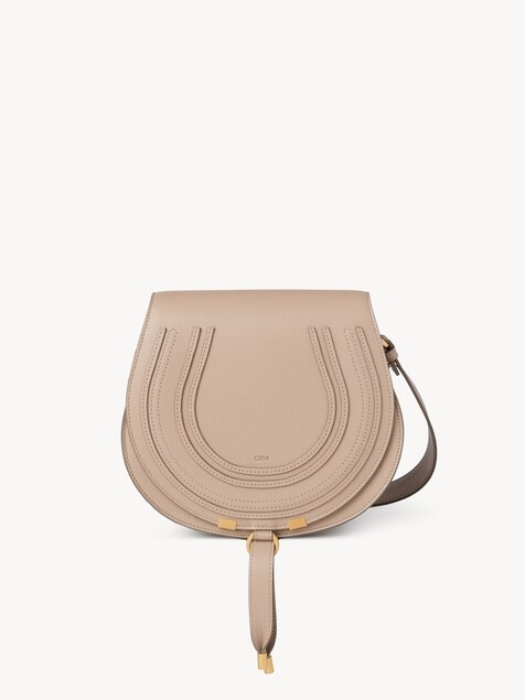 Bolso saddle Marcie de cuero granulado