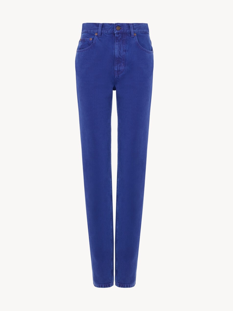 Schmal geschnittene Jeans aus Denim