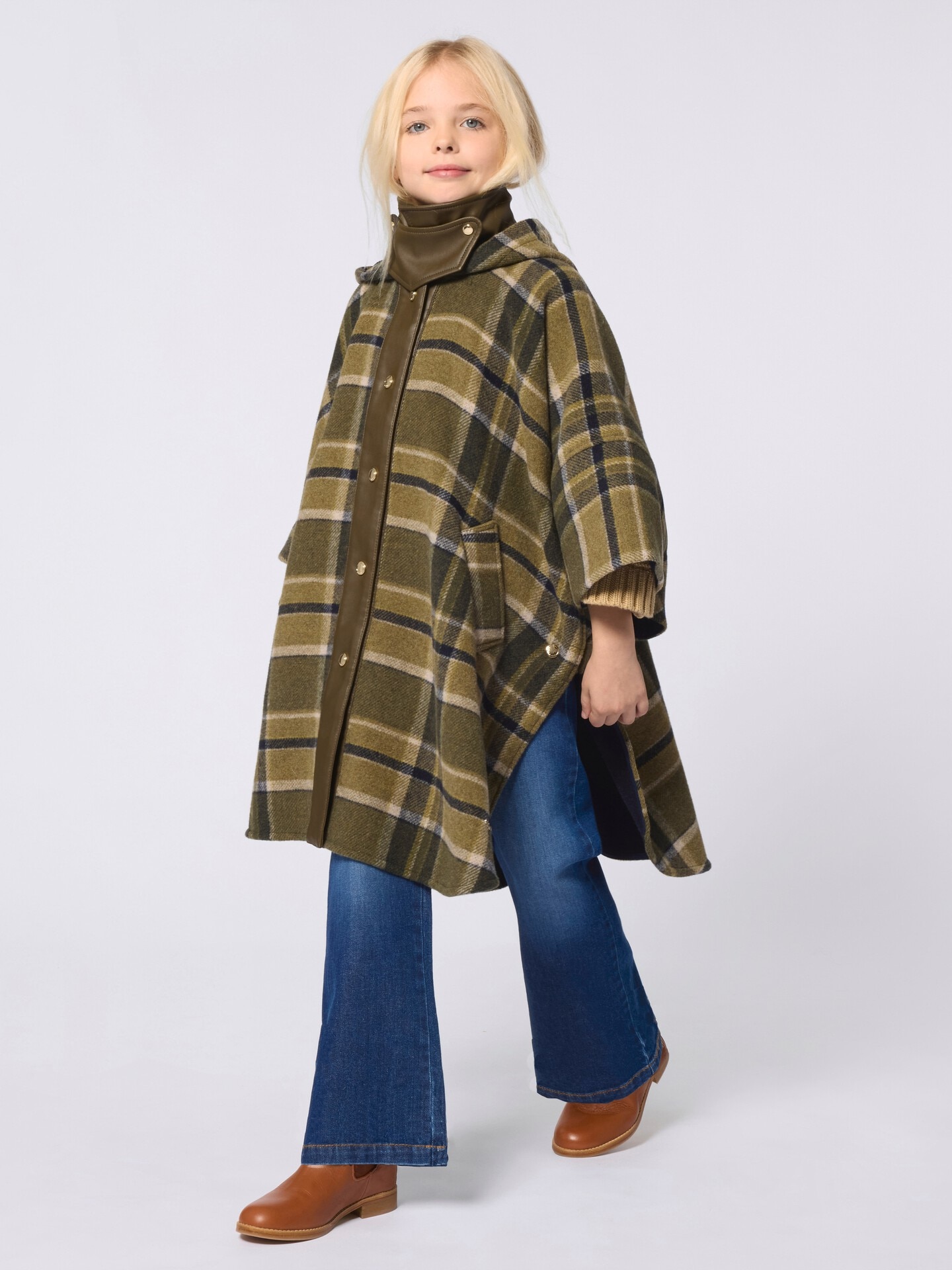 Cappotto a mantella da bambina - 5