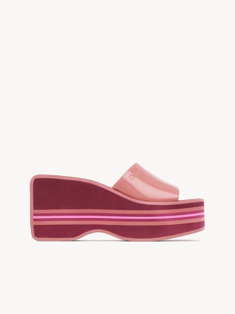 Mules compens&eacute;es Swimming Cool