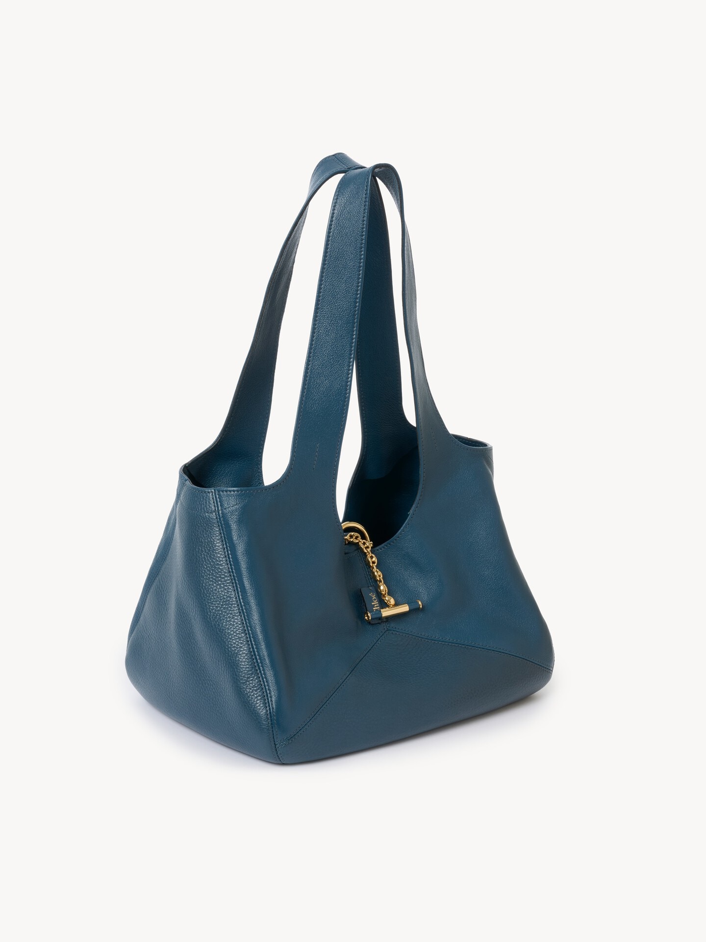 Chlo&eacute; Balloon east-west tote bag in grained leather - 4