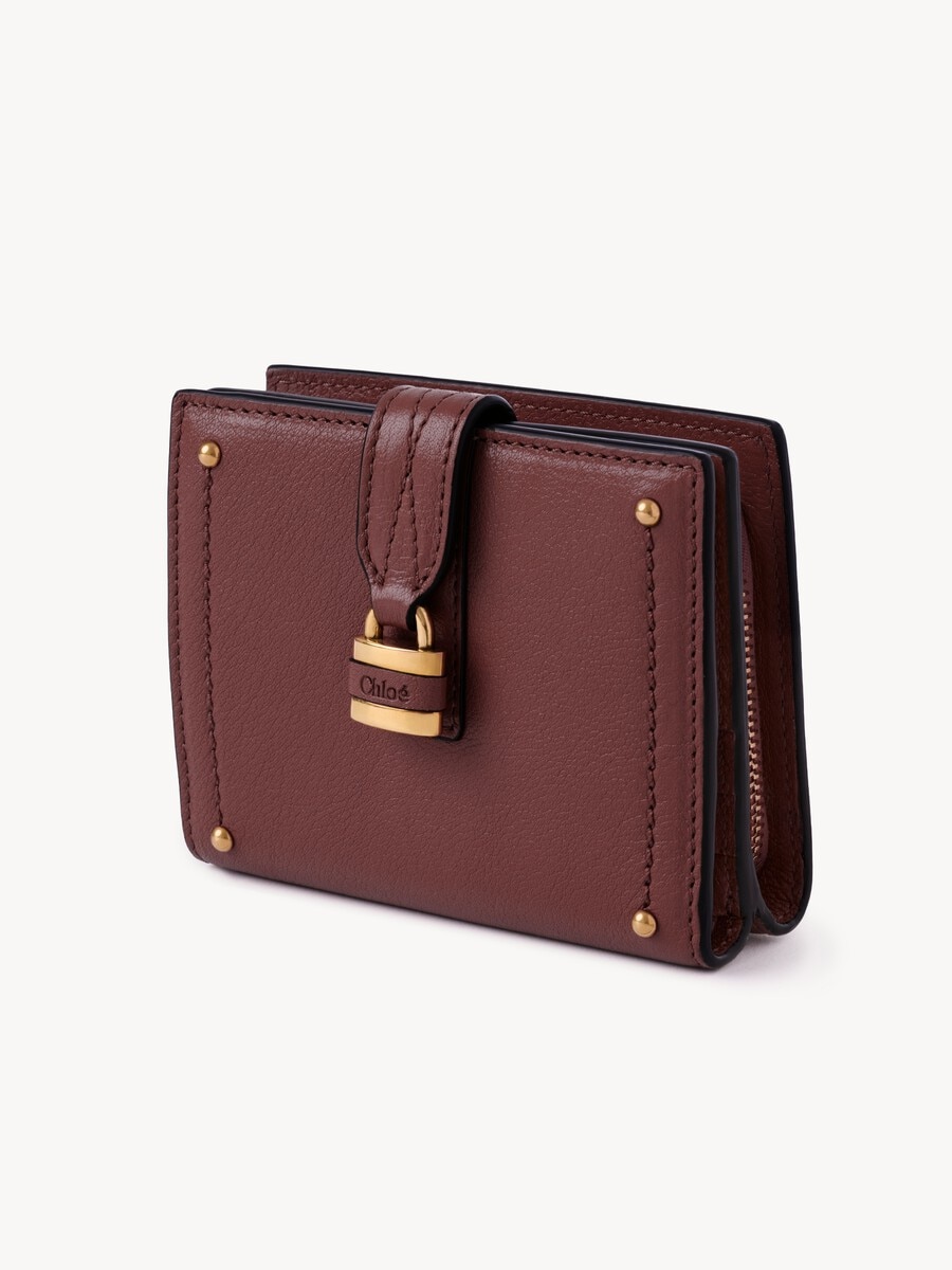 Paddington square wallet in grained leather - 2