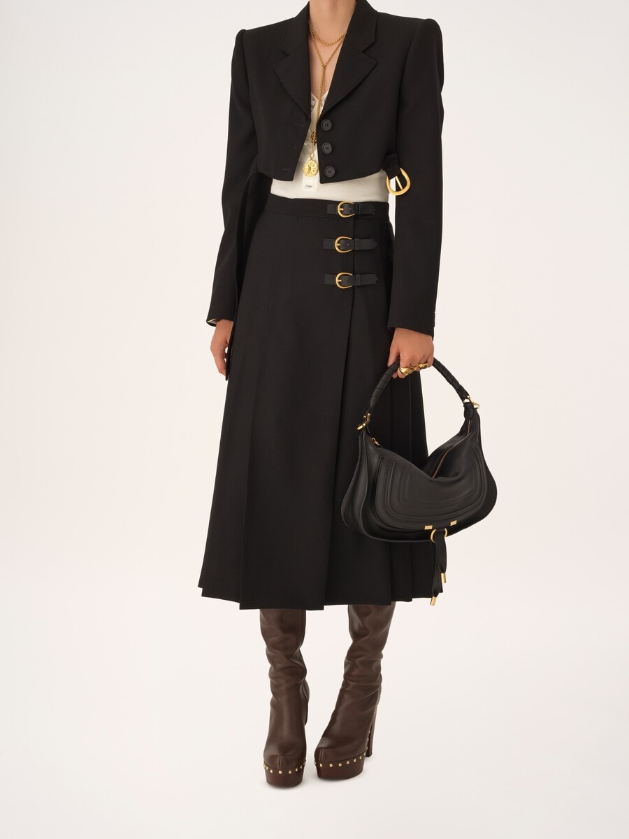 Small Marcie shoulder bag in soft leather - 9