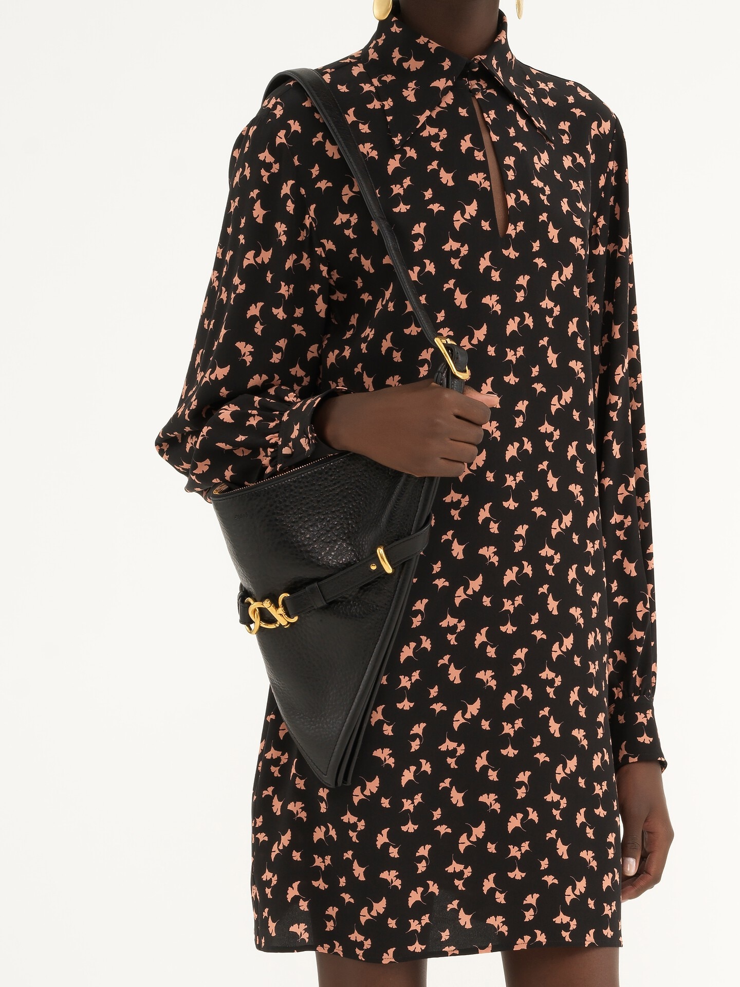 Cape bag aus genarbtem Leder - 3