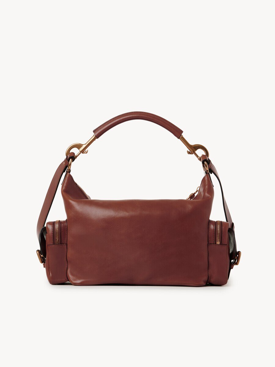 Camera bag in shiny leather - 5
