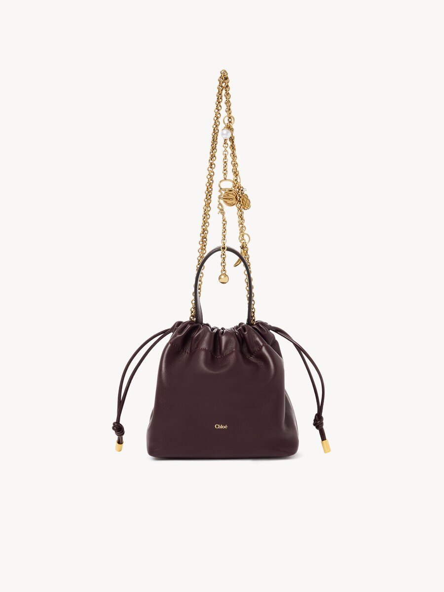 Chlo&eacute; Icons Mini-Schultertasche aus weichem Leder mit Kette - 2